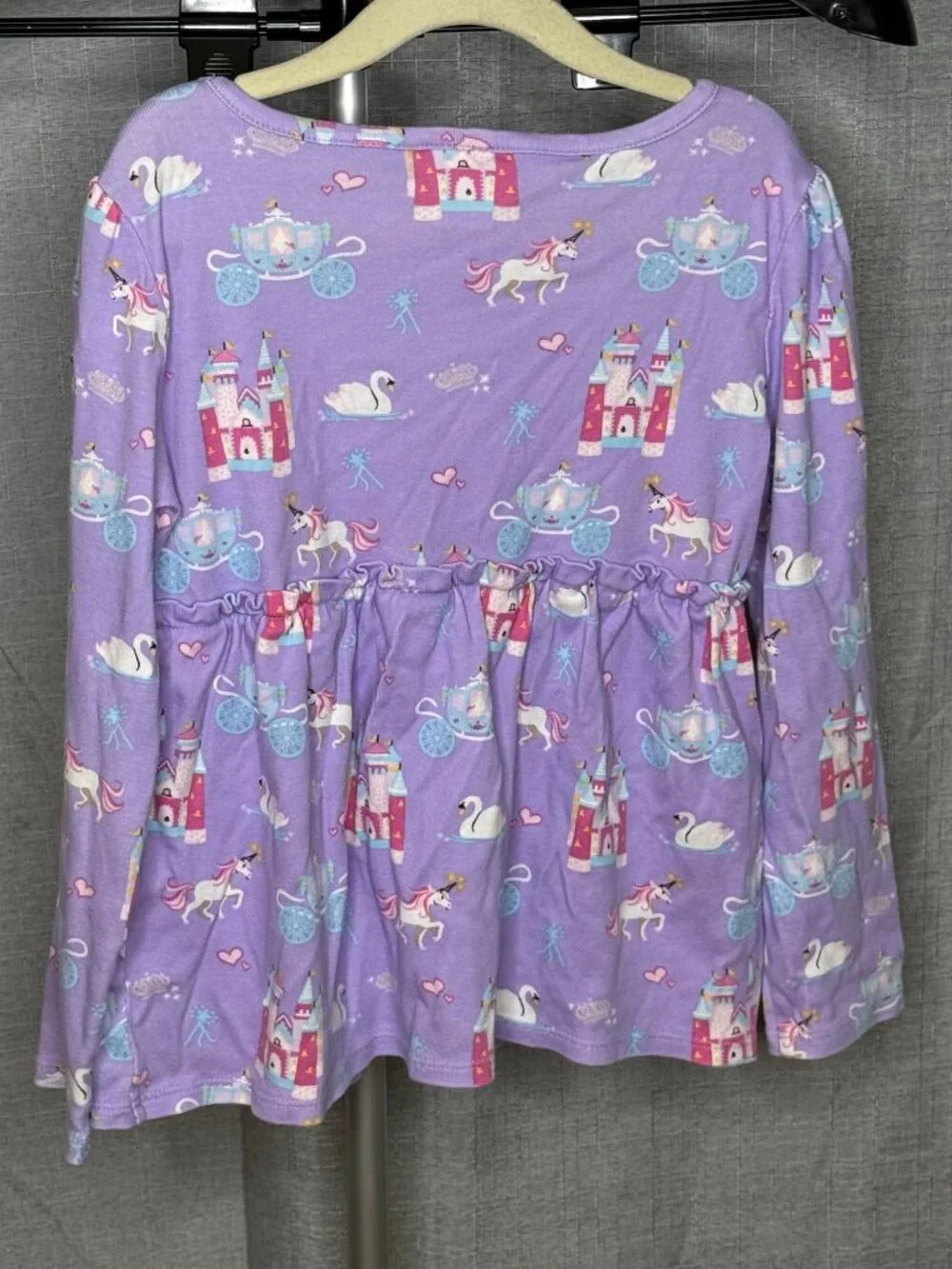 Gymboree - Girls Unicorn Long Sleeve Top - Size 7